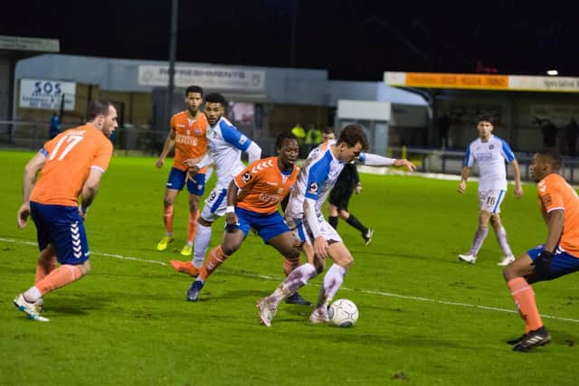 Hawks are hoping they will benefit greatly from flying up north for the match with Hartlepool. Picture: Duncan Shepherd
