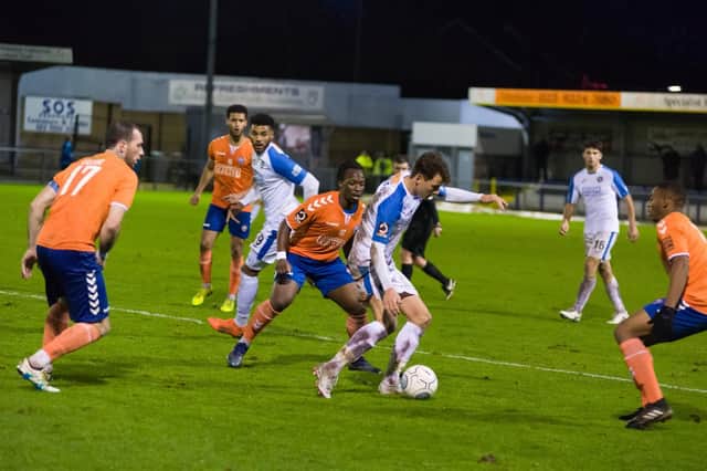 Hawks are hoping they will benefit greatly from flying up north for the match with Hartlepool. Picture: Duncan Shepherd
