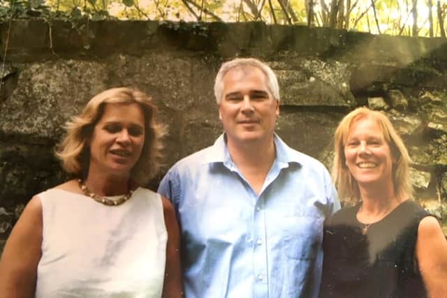 Richard Gale and wife Elisabeth Gale's children, from left, Nicky, Richard and Cathy.