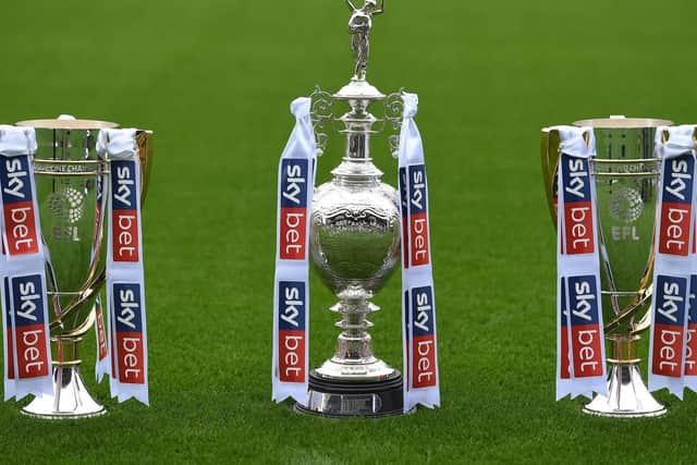 Championship, League One and League Two titles