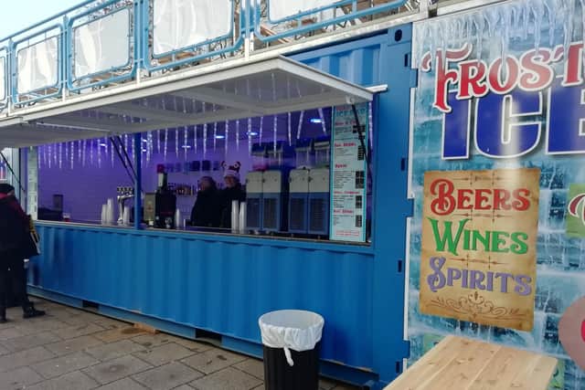Fancy a drink? The ice bar is the place to go to take the edge off of Christmas shopping