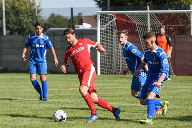 Horndean are ready to try to get the better of Hamworthy on Saturday but Zak Glasspool is injured. Picture: Duncan Shepherd