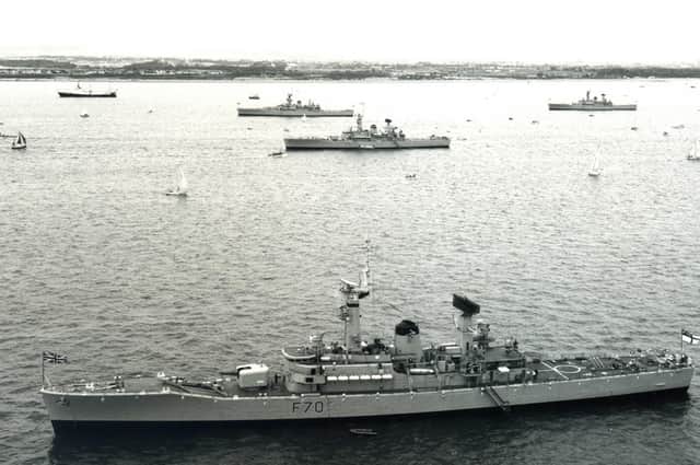 HMS Apollo at the 1977 Fleet Review.