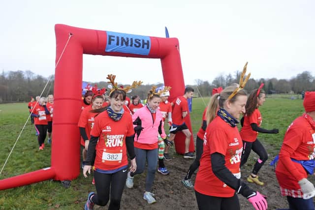 RNLI charity Reindeer Run at Stansted House.
Picture Ian Hargreaves (181216-16 RNLI)