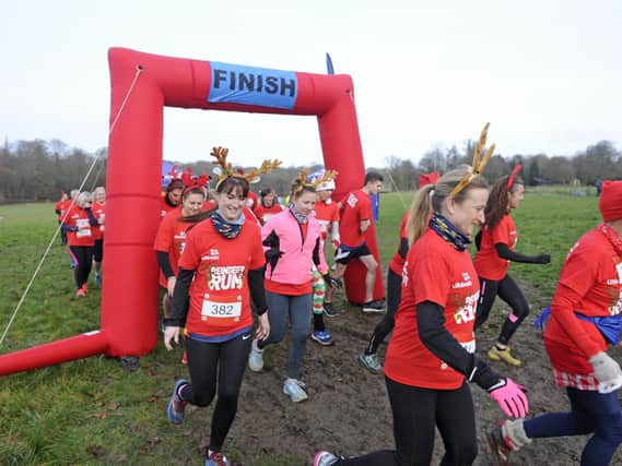 RNLI charity Reindeer Run at Stansted House. 
Picture Ian Hargreaves  (181216-16 RNLI)