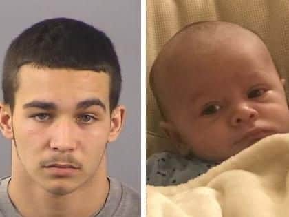 Doulton Phillips has been convicted of killing his son Reggie. Pictures: PA