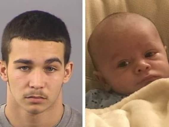 Doulton Phillips has been convicted of killing his son Reggie. Pictures: PA