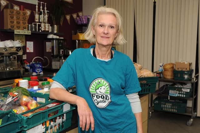 Gail Baird, project coordinator for FoodCycle Portsmouth