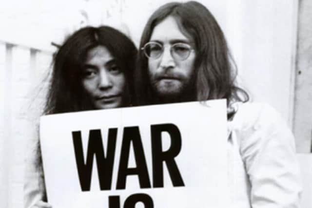 John and Yoko, Happy Christmas War is Over - it wasn't.