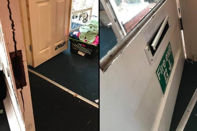 Some of the damage done to the Square Pegs centre in North Cross Street, Gosport. Picture: Supplied