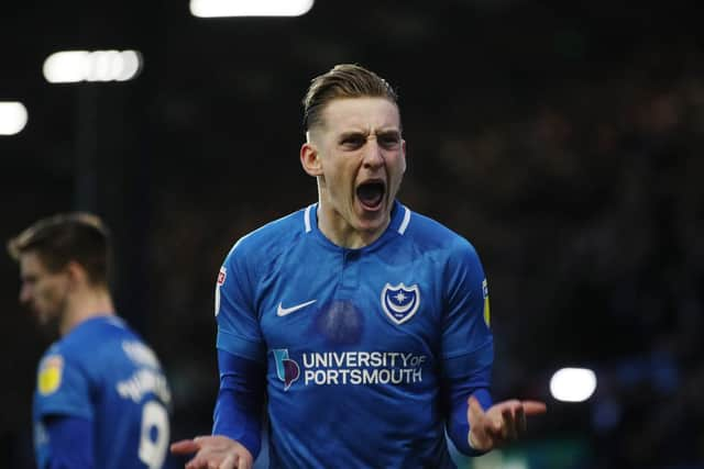 Pompey's Ronan Curtis. Picture: Joe Pepler