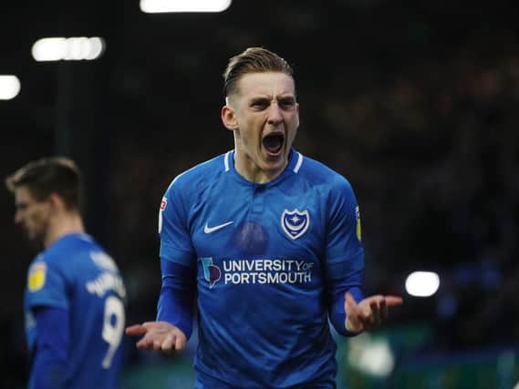 Pompey's Ronan Curtis. Picture: Joe Pepler