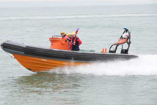 The Gafirs inshore lifeboat 
Picture: Sarah Standing