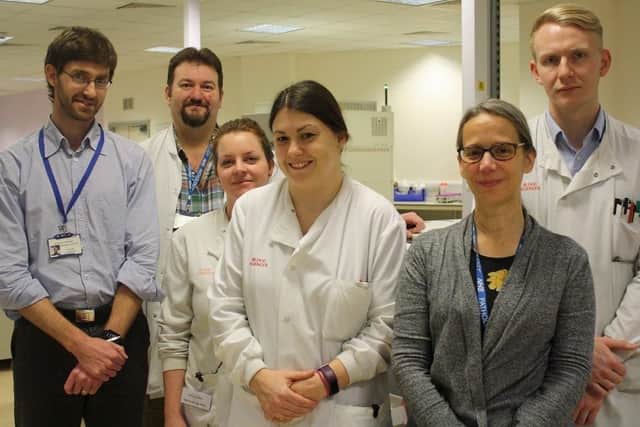The Blood Sciences team at QA Hospital. Picture: Supplied