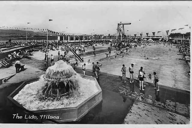 Hilsea Lido in 1936