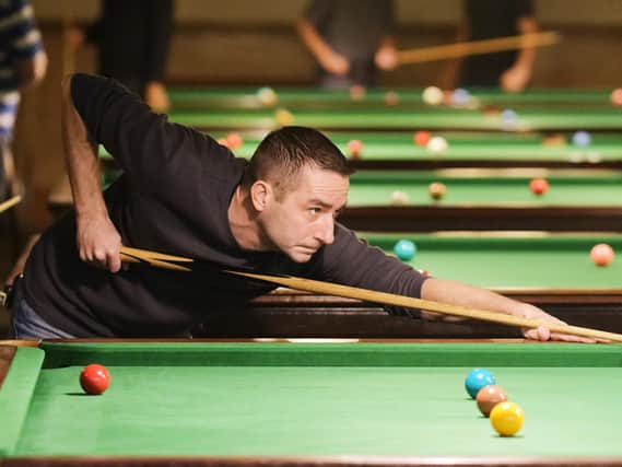 26/11/2017 (sport)

Snooker - Craneswater Cup, Craneswater Snooker Club, Albert Road, Southsea.

Pictured is: Ian Carter

Picture: Neil Marshall (171341-14)