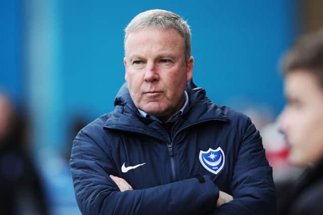 Pompey boss Kenny Jackett. Picture: Joe Pepler