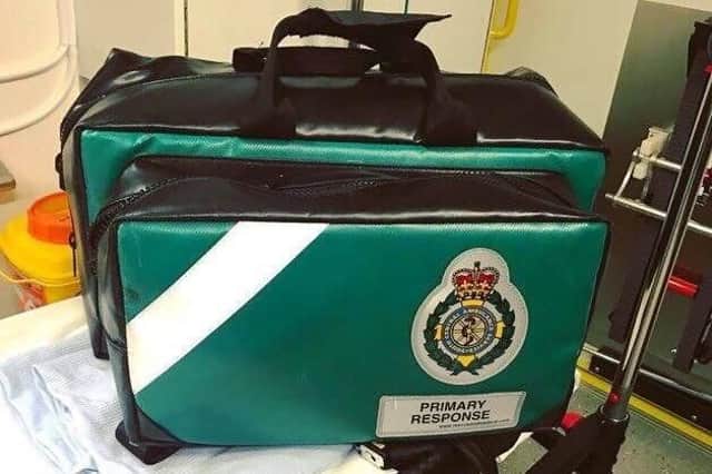 The type of bag that was stolen from paramedics by a man in Portsmouth. Photo: Scas