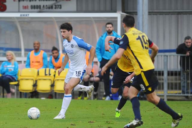 The Hawks fought back to earn a point against Eastleigh on Boxing Day. Picture: Sarah Standing (180887-4727)
