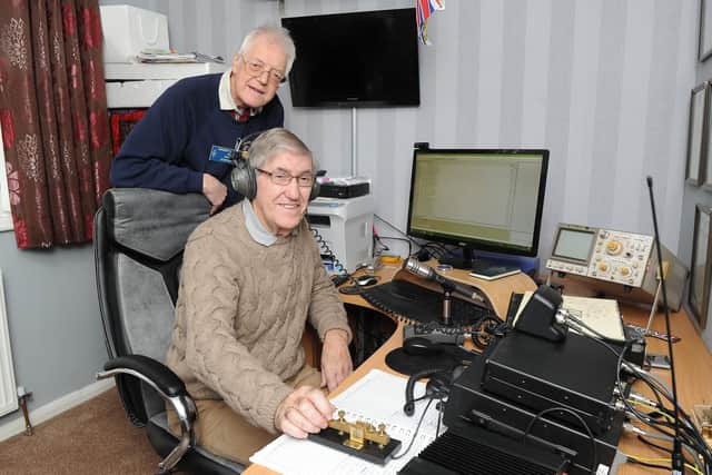 Club secretary Stuart Swaine and chairman, Ken Lindsay. Picture: Habibur Rahman