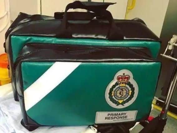 A bag similar to that which was stolen. Picture: South Central Ambulance Service
