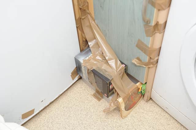 Ian has tried sealing off the places the rats are entering his home from. Picture: Habibur Rahman