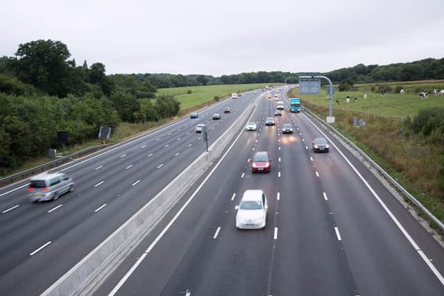 The M25 smart motorway, which Highways England have taken feedback from for the M27 scheme