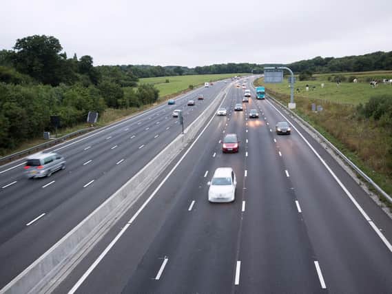 The M25 smart motorway, which Highways England have taken feedback from for the M27 scheme