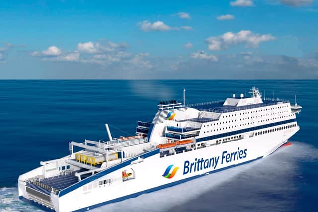 An artist's impression of what Honfleur will look like. Picture: Brittany Ferries