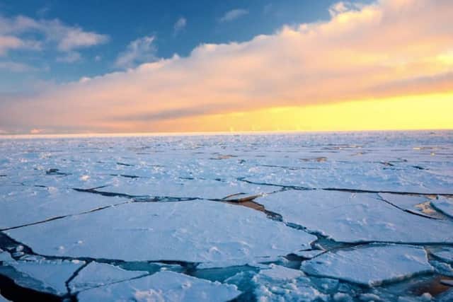 Global warming at the Arctic North Pole, Svalbard
