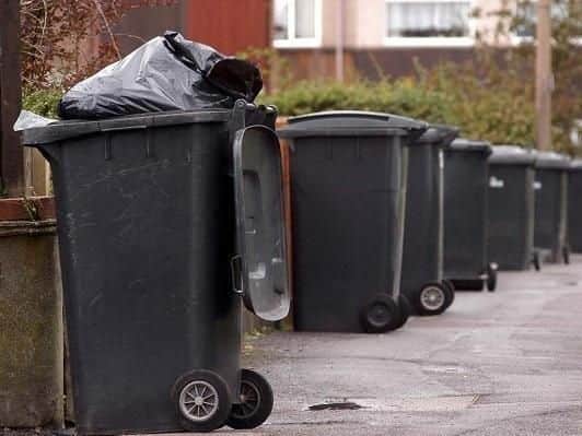Here are the roads which missed their scheduled bin collections today