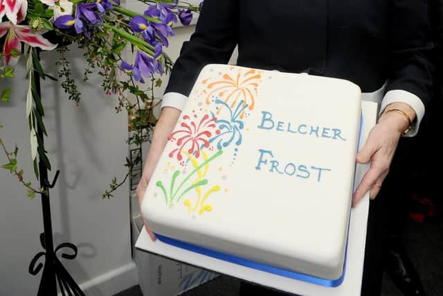 Belcher Frost Solicitors opened their second office and celebrated with cake
Picture: Sarah Standing (180873-3763)