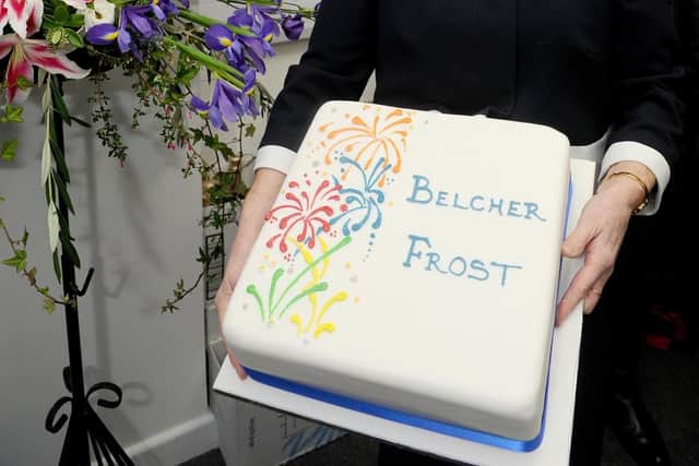 Belcher Frost Solicitors opened their second office and celebrated with cake 
Picture: Sarah Standing (180873-3763)