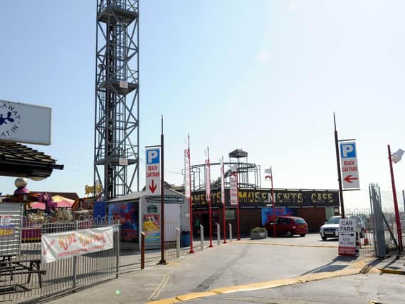 The Funland amusement park on Hayling Island. The incident took place in a Wimpy there