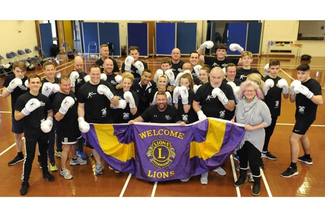 Volunteers and trainers at the launch event for the Heart of Hayling Boxing Club, funded by the Lions. Picture: Ian Hargreaves