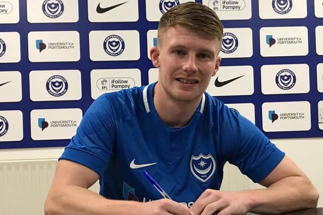 Andy Cannon has signed for Pompey. Picture: Portsmouth FC