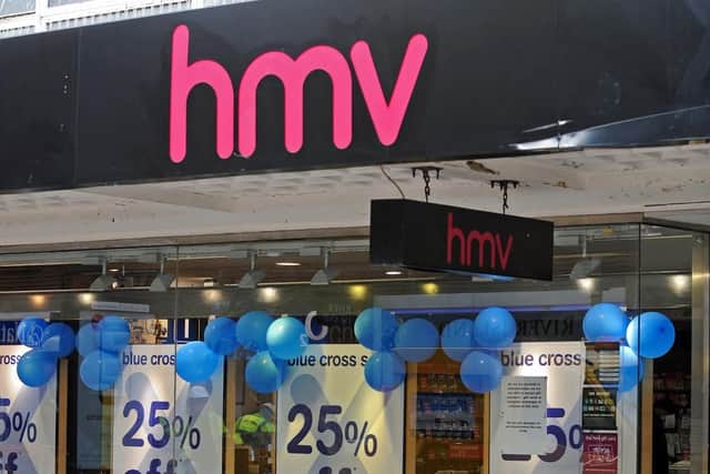 The old HMV store in Commercial Road, Portsmouth.
