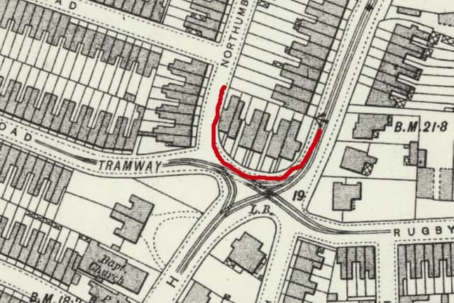 My request for information on where Victoria Crescent once was brought four replies, the best from Richard Martin who enclosed this map.