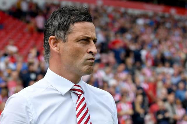 Sunderland manager Jack Ross