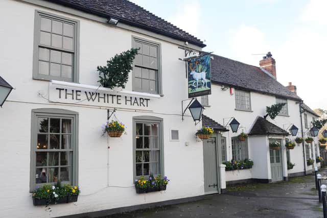 The incident apparently happened near the White Hart pub. Picture: Sarah Standing (180859-2824)
