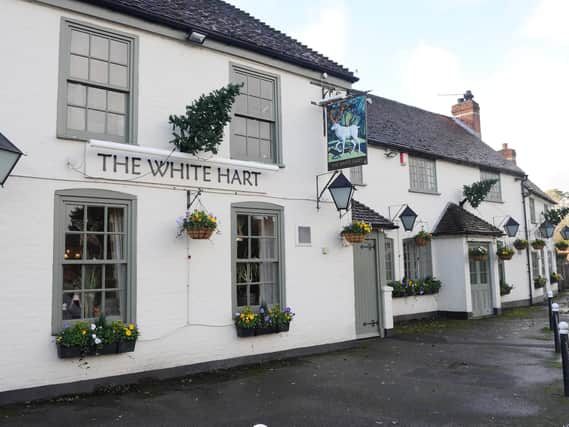 The incident apparently happened near the White Hart pub. Picture: Sarah Standing (180859-2824)