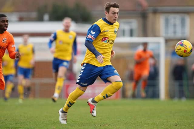 Gosport Borough forward Ryan Pennery. Picture: Chris Moorhouse