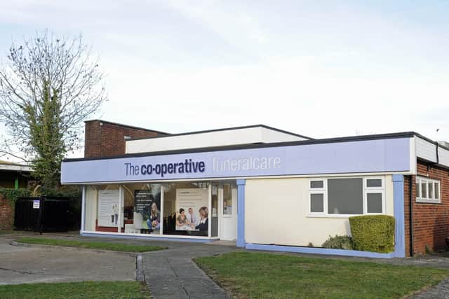 The branch of Co-operative Funeralcare in Dunsbury Way, Leigh Park, which would be demolished and moved if a build on the former Dairy Crest site goes ahead. Picture: Ian Hargreaves