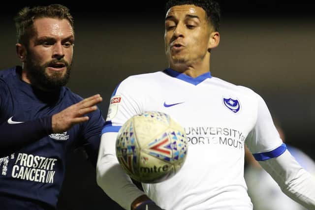 Louis Dennis impressed for Pompey at Southend