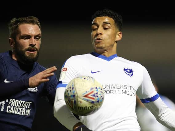 Louis Dennis impressed for Pompey at Southend