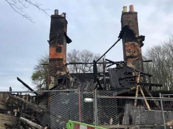 The Railway Cottages after they were destroyed by fire in December, 2018