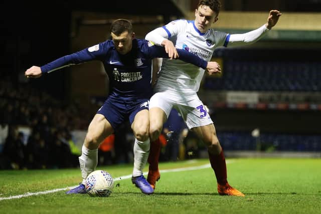 Dan Smith made his Pompey debut at Southend. Picture: Joe Pepler