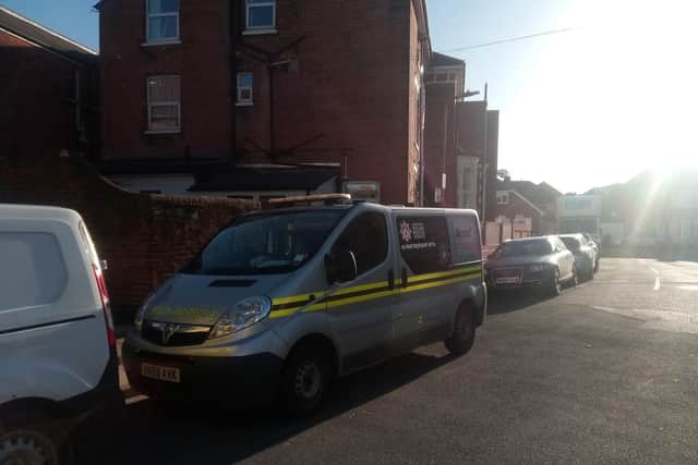 The Fire service returned to the scene this morning.
