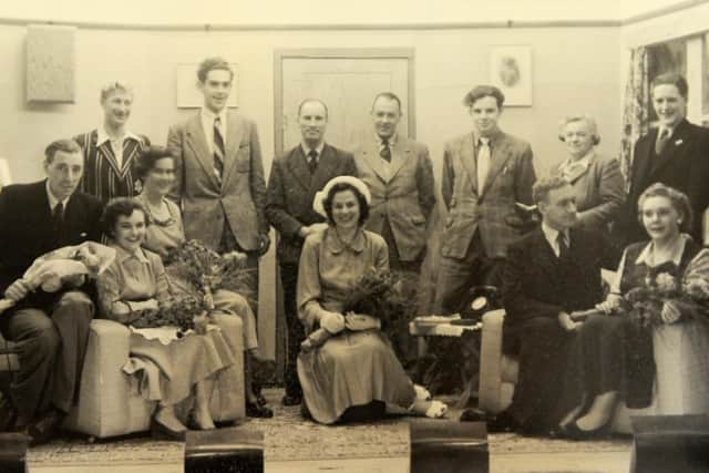 Betty Perryman, far right, in Easy Money, in 1952