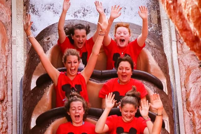 Children enjoying the Dreamflight experience.
